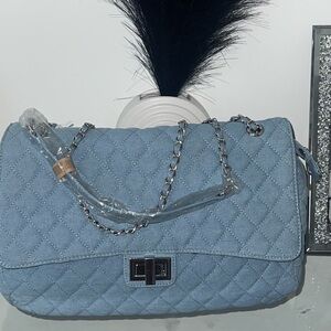 New! Light Denim Handbag.